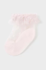 Dětské ponožky Mayoral Newborn béžová barva
