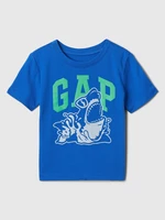 Blue boys' T-shirt with GAP logo