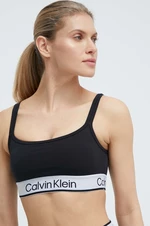 Sportovní podprsenka Calvin Klein Performance černá barva