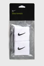 Pásek na zápěstí Nike bílá barva