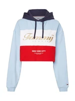 Tommy Jeans Sweatshirt - TJW CROP ARCHIVE HOODIE blue