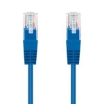 Kabel C-TECH CB-PP5-5B patchcord Cat5e, UTP, modrý, 5m