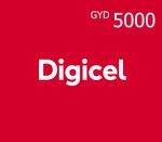 Digicel 5000 GYD Mobile Top-up GY