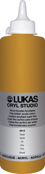 Lukas Cryl Studio Plastic Bottle Colori acrilici Gold 500 ml 1 pz