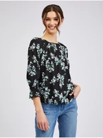 Black women's floral blouse ORSAY