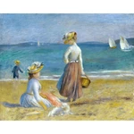 Reprodukcja obrazu Auguste’a Renoira - Figures on the Beach, 50x40 cm