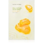NATURE REPUBLIC Real Nature Royal Jelly Mask Sheet plátenná maska proti vráskam 23 ml