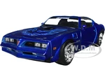 1977 Pontiac Firebird Trans Am Blue Metallic "Bigtime Muscle" Series 1/24 Diecast Model Car by Jada