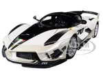 Ferrari FXX-K Evo 70 White 1/18 Diecast Model Car by Bburago