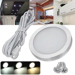 KROAK 12V Interior LED Spot Light For Camper Van Caravan Motorhome T4 T5 Kitchen Cabinets Cupboard