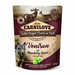 Carnilove Kapsička Dog Paté Venison With Strawberry Leaves 300g