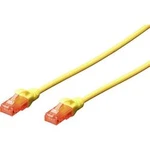 Síťový kabel RJ45 Digitus DK-1617-020/Y, CAT 6, U/UTP, 2.00 m, žlutá