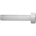 Šestihranné šrouby DIN 933 Toolcraft 830237, plast, M3x20 mm, 10 ks