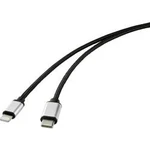 USB kabel Renkforce RF-4353446, 1.00 m, černá