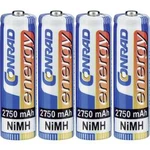 Akumulátory Conrad energy, Ni-MH, AA, 2700mAh, 4 ks