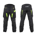 Moto kalhoty W-TEC Aircross  6XL  černá-fluo žlutá