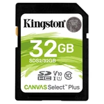 Pamäťová karta Kingston Canvas Select Plus SDHC 32GB UHS-I U1 (100R/10W) (SDS2/32GB) pamäťová karta SD • kapacita 32 GB • čítanie 100 Mb/s • zápis 10 