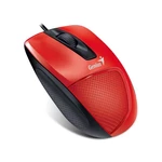 Myš Genius DX-150X (31010231101) červená Drátová optická myš s ergonomickým designem zaujme na první pohled. Jednoduché zapojení plug/play znamená, že