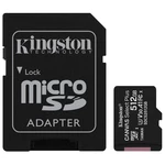 Pamäťová karta Kingston Canvas Select Plus MicroSDXC 512GB UHS-I U1 (100R/85W) + adapter (SDCS2/512GB) pamäťová karta microSD • kapacita 512 GB • číta