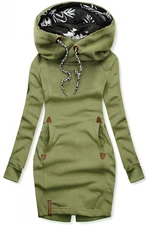 Sweatjacke/Sweatkleid khaki