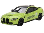 BMW M4 "Safety Car" Light Green with Carbon Top "24 Hours of Daytona" (2022) 1/18 Model Car by Top Speed