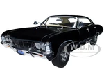 1967 Chevrolet Impala Sport Sedan Tuxedo Black 1/18 Diecast Model Car by Greenlight