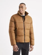 Brown Men's Quilted Winter Jacket Celio Vusun