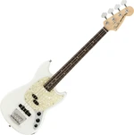 Fender American Performer Mustang RW Arctic White Basse électrique