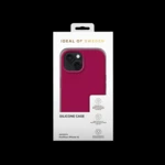 Silikonový ochranný kryt iDeal Of Sweden pro Apple iPhone 15, magenta