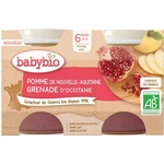 BABYBIO Jablko s granátovým jablíčkem 2 x 130 g