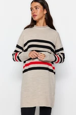 Trendyol Stone Striped Knitwear Sweater