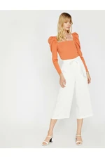 Koton Pants - Ecru - Wide leg