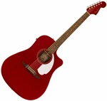 Fender Redondo Player Candy Apple Red Elektroakustická gitara Dreadnought