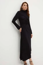 Šaty Victoria Beckham čierna farba, maxi, áčkový strih, 1124JDR005085A