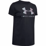 Dámské triko Under Armour Graphic Sportstyle Classic Crew  Black-Chrome  S