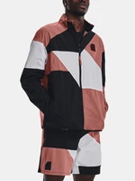 Under Armour Bunda Curry FZ Woven Jacket-RED - Pánské