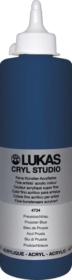 Lukas Cryl Studio Acrylic Paint 500 ml Prussian Blue Pintura acrílica