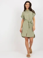 Light green linen shirt from RUE PARIS