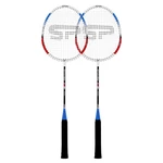 Spokey FIT ONE II Badminton set - 2 rackets, blue