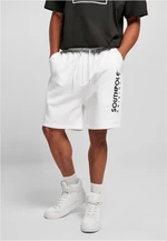 Southpole Basic Sweat Shorts bílé