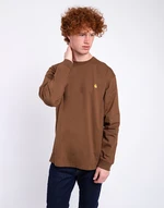 Tričko Carhartt WIP L/S Chase T-Shirt Tamarind/Gold