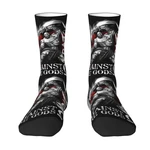 Kratos God Of War Men Women Crew Socks Unisex Novelty Viking Myth Spring Summer Autumn Winter Dress Socks