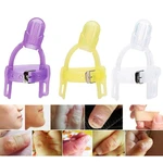 2 Colors New Arrival Nontoxic Latex-free Silicone Baby Kids Child Finger Guard Stop Thumb Sucking Wrist Band Sucking Appliance