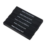 New Soft Medium Hard Sketch Charcoal Sticks for DIY Art Project Students Teachers 6X