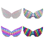 Girls Boys Birthday Unicorn Party Decor Rainbow Unicornio Wings Headband Kids Cosplay Supplies Boy Girls Baby Shower Decorations