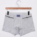 Trendy Shorts Underwear Zipper Pockets Comfy U Convex Male Shorts Underwear Comfortable Sexy Panties for Inside