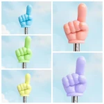 Retractable Reading Guide Pointer Anti-slip Finger Shape Teaching Pointer Stick Portable Telescopic