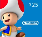 Nintendo eShop Prepaid Card $25 CA Key