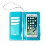 CELLY Splash Wallet voděodolné pouzdro na telefony 6.2 ", modré