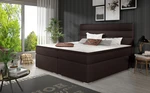 Elegantní box spring postel Barone 180x200, hnědá